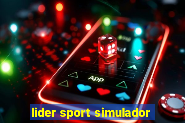 lider sport simulador